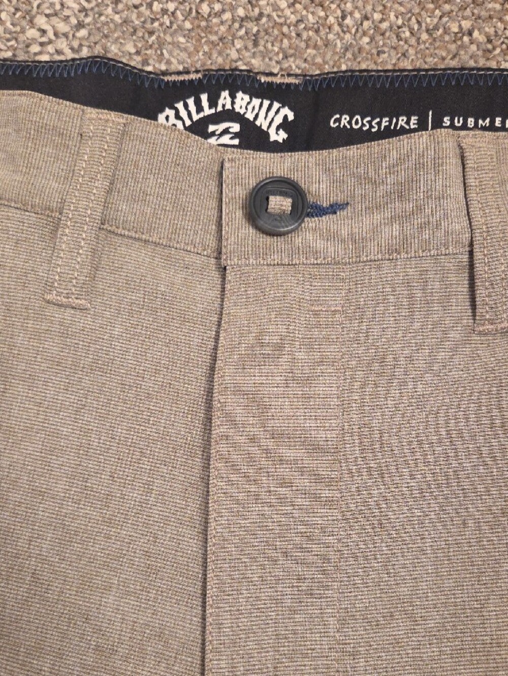 Billabong Men's Light Tan Flat Front Stretch Shorts - Picture 4 of 9